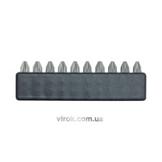 Насадка викруткова VOREL : PZ2 x 25 мм. CrV. 10 (Шт/Уп.) [25/100] (DW)