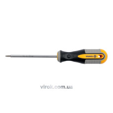Викрутка зіркова VOREL : TORX-Security Т10 х 100 мм. CrV [12/60/240]