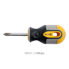 Викрутка хрестова VOREL : "Philips" PH1 х 38 мм. Cr-V [12/60/240]