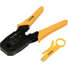 Клещи для зажима телефонных и сетевых штепселей VOREL: L= 195 мм, RJ45 RJ10 RJ11 [10/50]