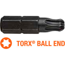 Насадка викруткова USH Industry : TORX T20K x 25 мм BallEnd заокруглена, Уп. 5 шт.