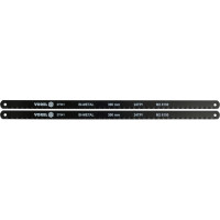 Полотно режущее по металлу BI-металл VOREL M2+CrV 6150, 300х12,6х0,65 мм, 24 зуба/1", паков. 2шт [10]