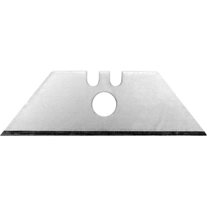 Леза змінні трапецевидні до ножів VOREL, 61x19x0.6 мм, паков. 10 шт [24/144]