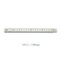 Метр складений пластмасовий VOREL : L= 1 м [20/200]