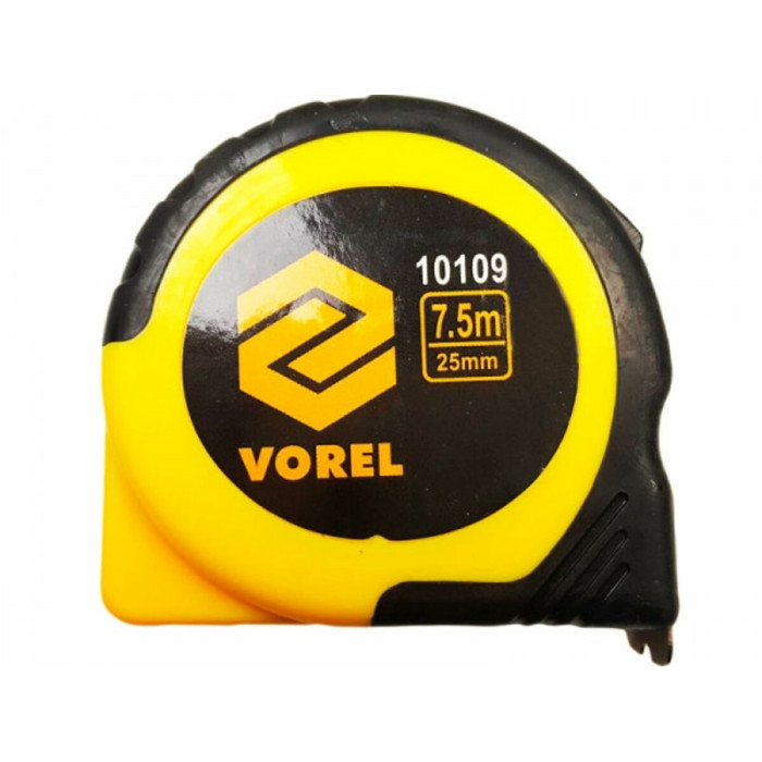 Рулетка VOREL : L= 7,5 м x 25 мм [6/60]