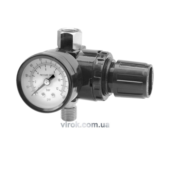 Редуктор з манометром VOREL 40мм, M=3/8" [50]