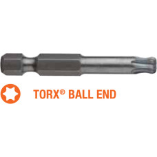Насадка викруткова USH Industry : TORX T20K x 50 мм BallEnd подовжена заокруглена, Уп. 5 шт.