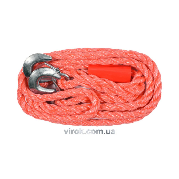 Трос буксирный VOREL 3,5 т с крюком [12]