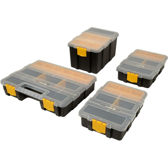 Органайзери в наборі 4 од. VOREL: 2- 22x 15.5x 6 см, 1- 22x 15.5x 12 см, 1- 22x 29x 6 см [8]