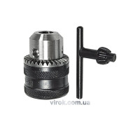 Патрон для дриля VOREL з ключовим затисканням Ø-1,5-13мм, 1/2" [5/40]