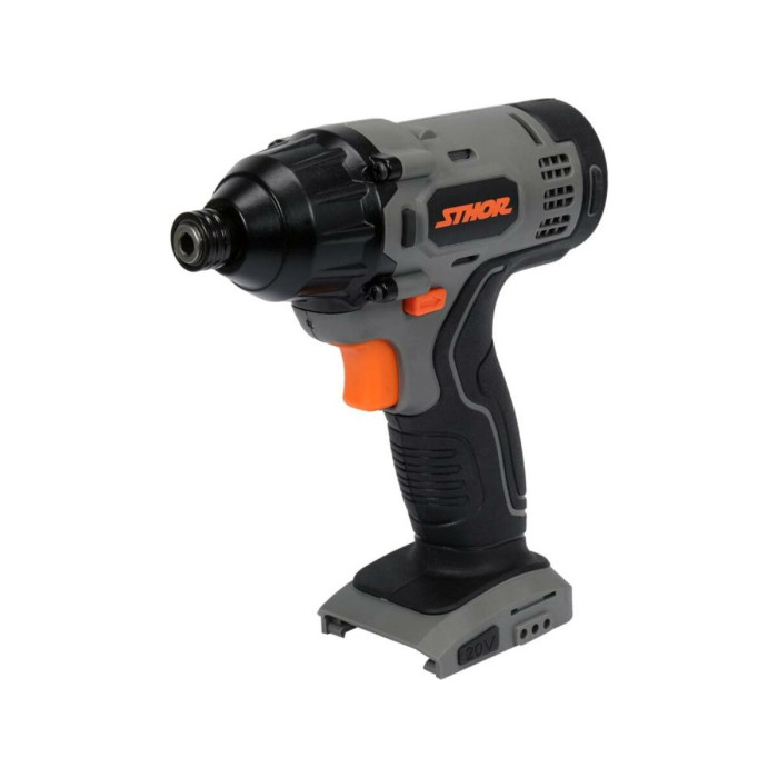 Гайковерт акумуляторний STHOR: 20V Li-Ion, КМ- 150 Nm, тримач 6-гран. 1/4"(БЕЗ АКУМУЛЯТОРА)