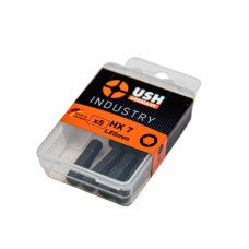 Насадка отверточная USH Industry. HEX 7x25 мм, Уп. 5 шт.
