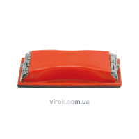 Брусок для шлифования VOREL : металлические зажимы : L= 212x105 мм [20/80]