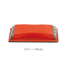 Брусок для шлифования VOREL : металлические зажимы : L= 212x105 мм [20/80]