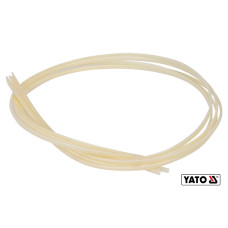 Стержні з ABS-пластику для зварювання/пайки пластику YATO: 2.5x5 мм, L=1 м, при t= 350°C, 5 шт [30]