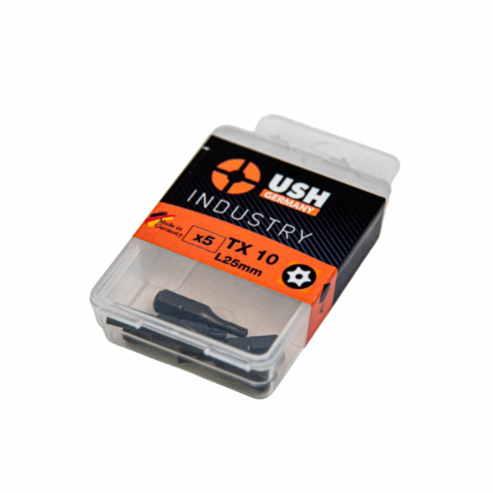 Отверточная насадка USH Industry: TT10 x 25 мм, Уп. 5 шт.