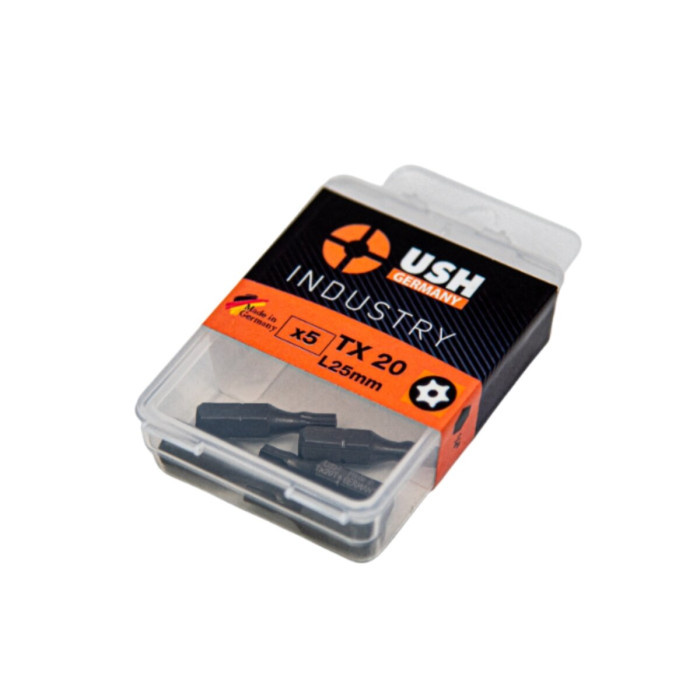 Насадка викруткова USH Industry: TT20 x 25 мм, Уп. 5 шт.