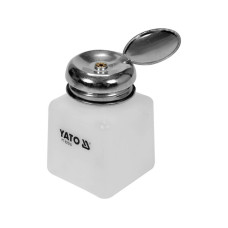 Флакончик с дозатором и насосом YATO для растворов, V=100 мл из ESD аморфного полимера [20]