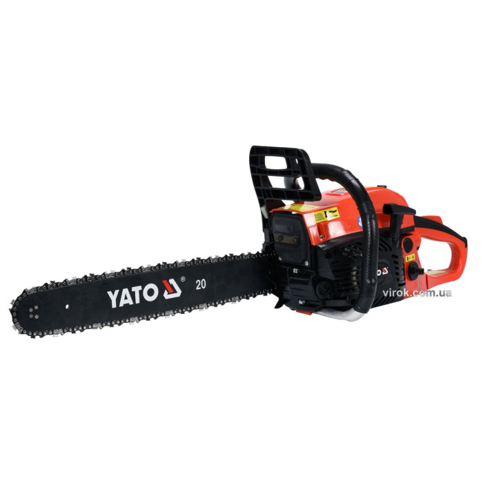 Бензопила ланцюгова YATO; 56,5 см³, 2,5 кВт, шина - 48 см [1/18]