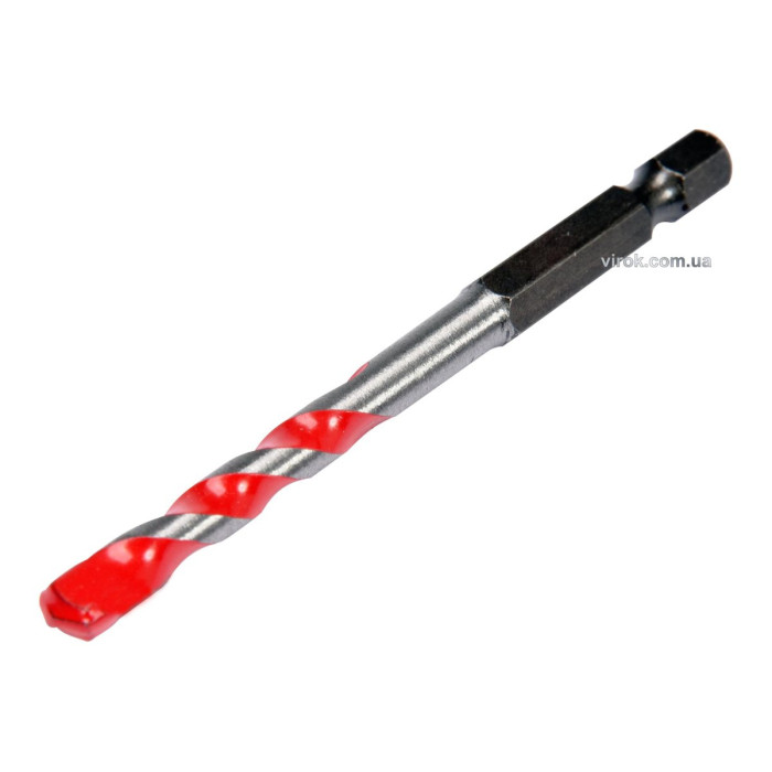 Свердло універсальне YATO: YG6X, Ø= 6 мм, l= 85/30 мм, HEX-1/4" [125]