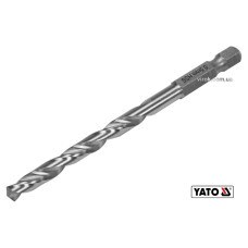 Свердло по металу YATO: HSS6542, Ø=5.5мм, HEX-1/4", l=93/57мм,для нержав.,конструкт.,легов.сталі(DW)