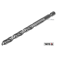 Свердло по металу YATO: HSS6542, Ø=7.5мм, HEX-1/4",l=109/69мм,для нержав.,конструкт.,легов.сталі(DW)