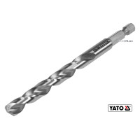 Сверло по металлу YATO: HSS6542, &Oslash;=8.5мм, HEX-1/4",l=117/75мм,для нержав.,конструкт.,лег.стали(DW)
