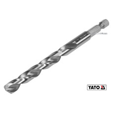 Свердло по металу YATO: HSS6542, Ø=8.5мм, HEX-1/4",l=117/75мм,для нержав.,конструкт.,легов.сталі(DW)