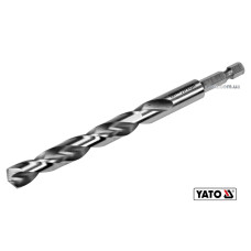 Свердло по металу YATO: HSS6542, Ø=10.5мм, HEX-1/4",l=133/87мм,для нержав.,конструкт.легов.сталі(DW)