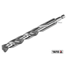 Свердло по металу YATO: HSS6542, Ø=13мм, HEX-1/4",l=151/101мм,для нержав.,конструкт.,легов.сталі(DW)