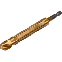 Сверло фрезеровочное по металлу YATO: HSS-TIN, &Oslash;= 13 мм, l= 120 мм, HEX - 1/4" [50/200]
