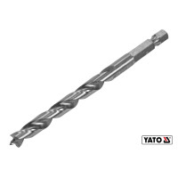 Свердло по дереву YATO : Ø7 x 90/55 мм, хвостовик- HEX 1/4", HSS 4241(DW)