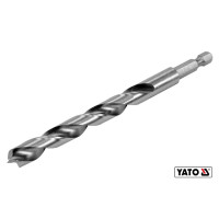 Сверло по дереву YATO: &Oslash;10 x 100/60 мм, хвостовик-HEX 1/4", HSS 4241(DW)