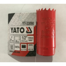 Пила кольцевая BI-METAL YATO: HSS M-3, Ø=27 мм