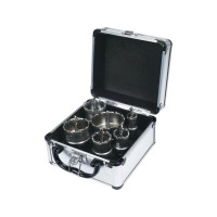 Свердла коронки по металу TCT YATO Ø22-30-35-45-50-65x 103мм, товщ до 25мм, HEXт 3/8" 6ш