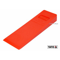 Клин для раскалывания деревьев пластиковый YATO: 245 x 85 x 30 мм, 315 г [20/40]