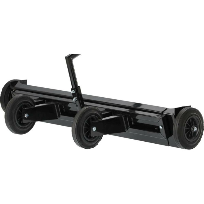 Вирівнювач грунту ручний на колесах YATO; робоча зона- 105-175х 39х 18 см, держак- 100 см [6]