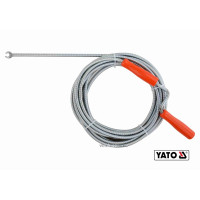 Трос для очистки канализационных труб YATO Ø = 9 мм, l = 10 м [6/216]