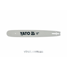 Шина для пили YATO l= 18"/ 45 см (72 ланки) Нап.Тов- 0,322" (8,2мм)для ланц--YT-84943, YT-84963 [20]