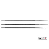 Напильники для точения звеньев цепей YATO, Ø= 4.5 мм, l= 250 мм, 3 шт. [4/200]