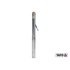 Насос для води глибинний YATO: 370 Вт, 5400 л/год, макс.висота- 35 м, макс.глибина- 80 м, кабель-20м