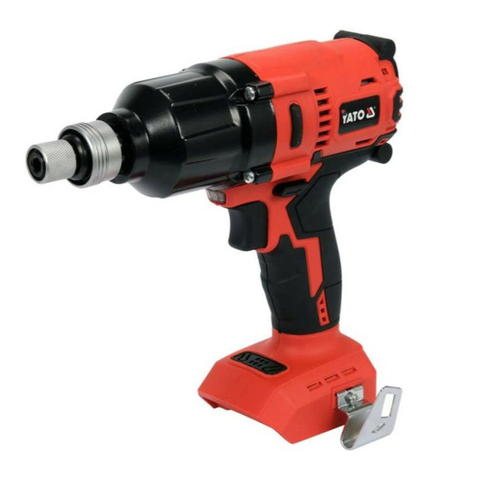 Гайковерт ударний акумулят безщітковий YATO:квадрат-1/2",700 Нм, Li-Ion 18 В,3 Агод(БЕЗ АКУМУЛЯТОРА)