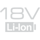 Пила ланцюгова акумуляторна YATO : 18 В Li-Ion 2 АГод, шина- 4"/10 см [4]