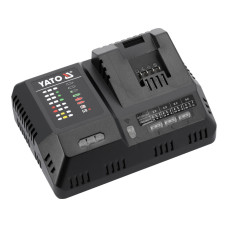 Зарядное устройство умное с охлаждением быстрый YATO для аккумул. Li-Ion 18 В, 12 А от сети 230 B