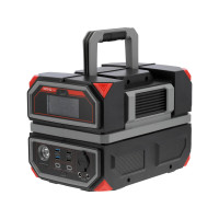 Портативная станция YATO 504 ВтГод, выход 600/1200Вт, порты: 230V AC, разные USB