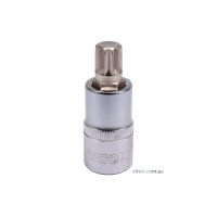 Головка торцева YATO квадрат 1/2 "SPLINE" M12, L= 55 мм [40/160]