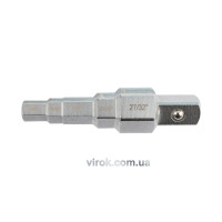 Ключ ступеневий YATO : квадрат 1/2" для головок 3/8", 29/68", 1/2", 21/32", 27/32" [100]