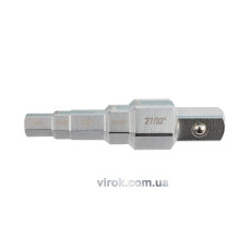 Ключ ступенчатый YATO: квадрат 1/2" для головок 3/8", 29/68", 1/2", 21/32", 27/32" [100]