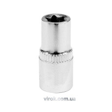 Головка торцева YATO : TORX E7, квадрат 1/4", L= 25 мм. CrV, [24/240/480]
