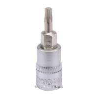 Головка торцевая YATO квадрат 1/4 "TORX" Т15, L=37 мм [150/600]